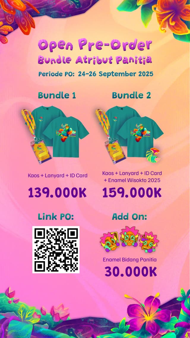 Pre-Order Atribut Panitia